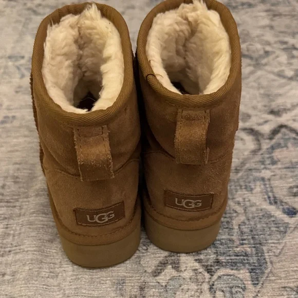 UGG Tan Shearling Lined Boots
